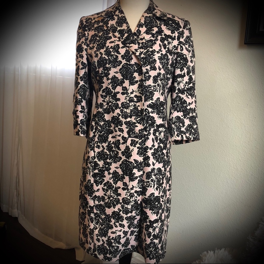 Ann Taylor Loft Petite Pink & Black Jacket